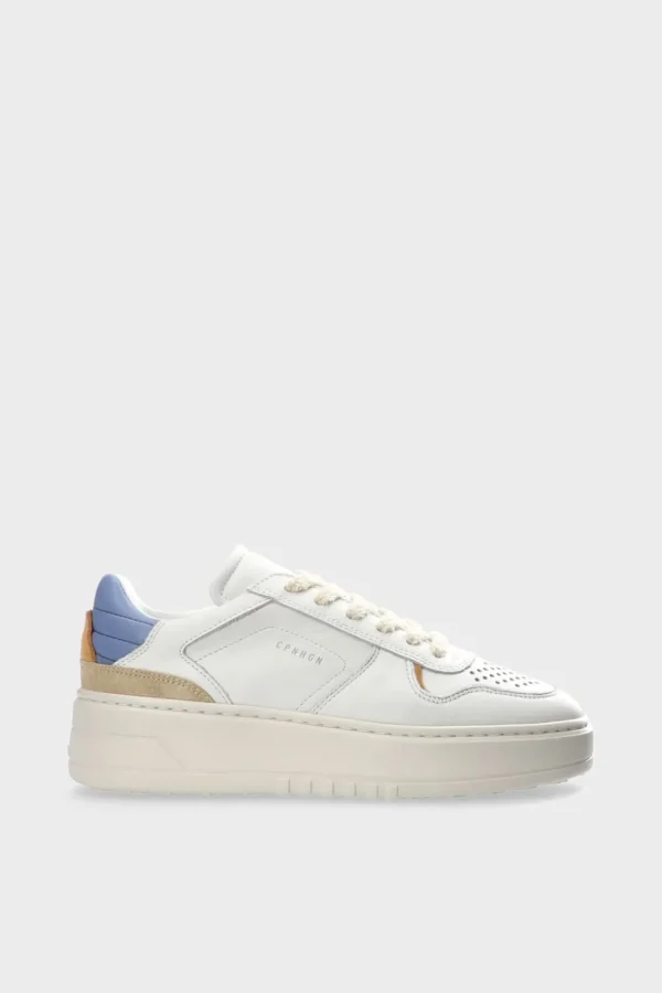 COPENHAGEN STUDIOS Cph76 Leather Mix^Dames Sneakers