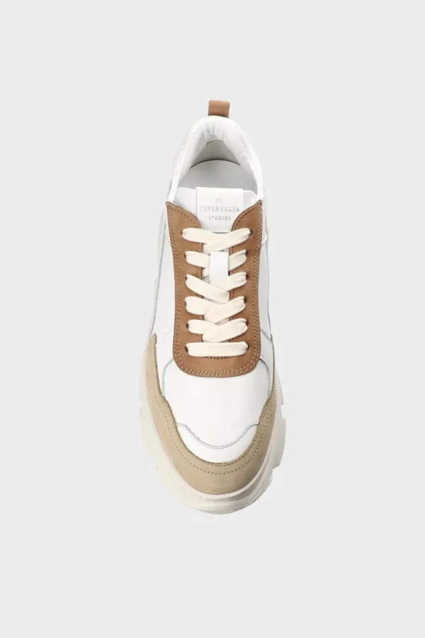 COPENHAGEN STUDIOS Cph40 Leather Mix^Dames Sneakers