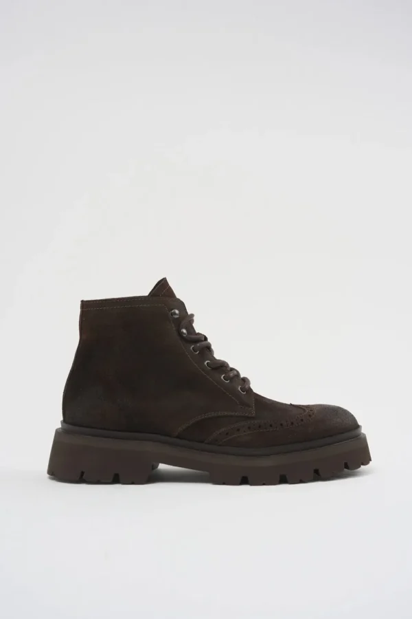 COPENHAGEN STUDIOS Cph179M Waxed Suede^Heren Laarzen