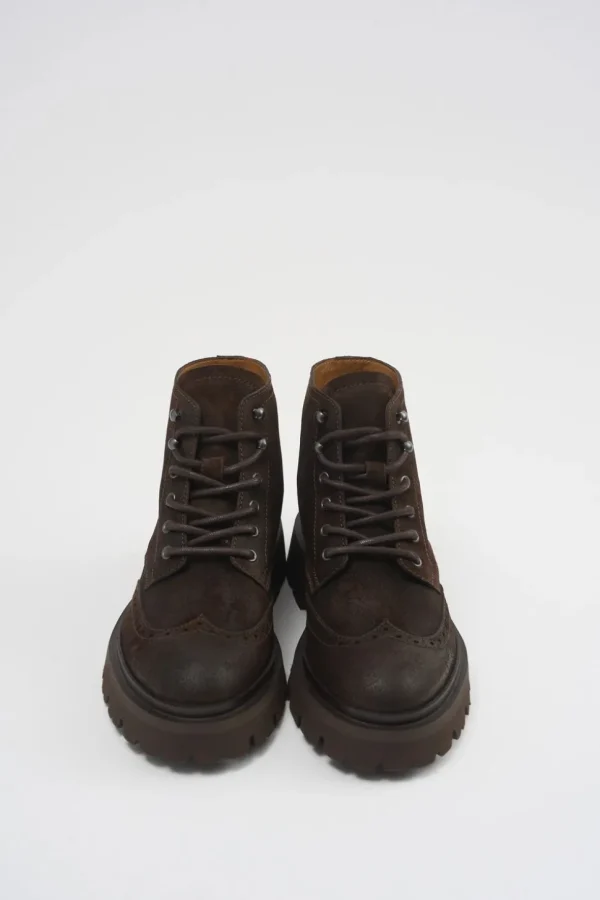 COPENHAGEN STUDIOS Cph179M Waxed Suede^Heren Laarzen